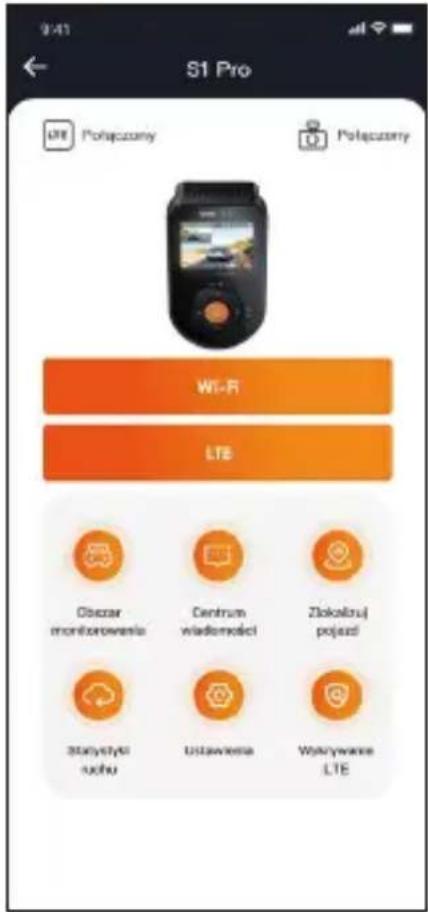 9:41 S1 Pro LTE Potyczony Potyczony Wi-Fi LTB Obizar monitorowania Centrum wladomoleci Zlokaliruj pojedzi Stałystyłu uchu Ustawienia Wykrywane LTE