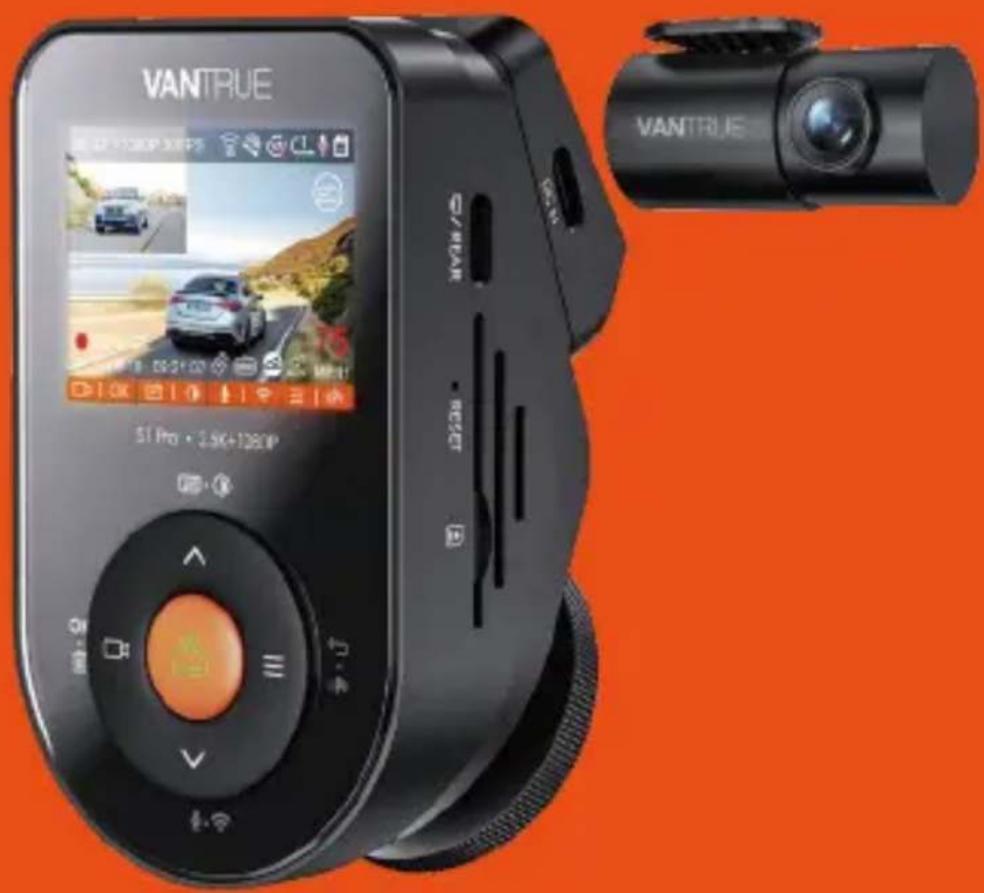 VANTRUE S1 Pro • 2.5K+1280P VANTRUE
