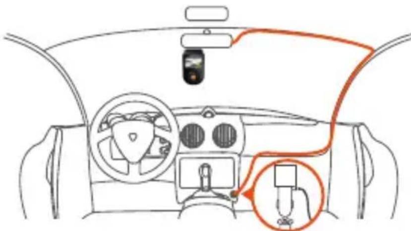 Vantrue S1 Pro - Ukrywanie kabli - 1