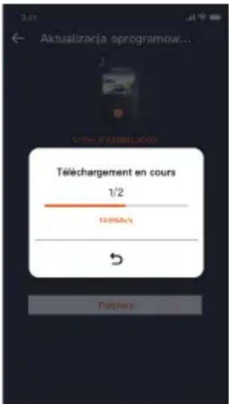 Aktualizacja oprogramow... SVM 431000 Téléchargement en cours 1/2 12.958x/s Routier