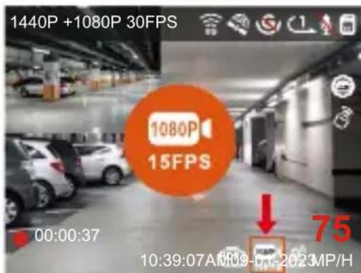 1440P +1080P 30FPS 1080P 15FPS 00:00:37 75 10:39:07 AM 9-01-2023MP/H