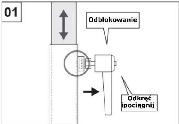 01 Odblokowanie Odkreć ipociągnij