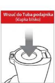 Wrzuć do Tuba podajnika (klapka bliško)