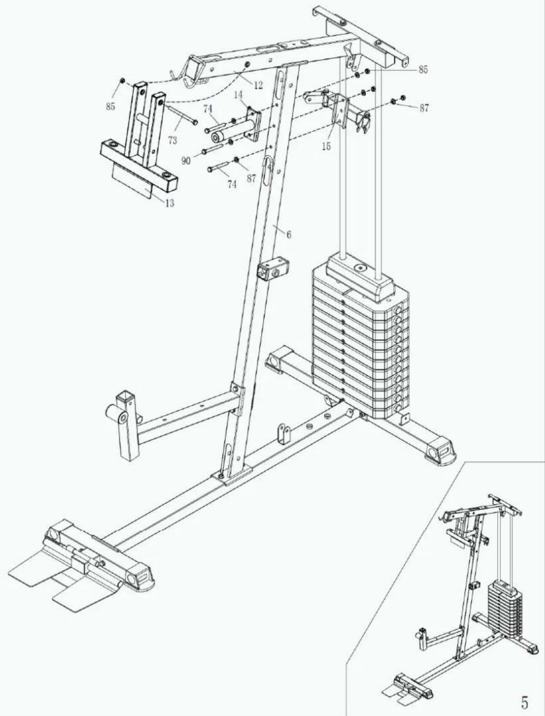 DS Fitness Atlas DS600S - KROK 4: - 2