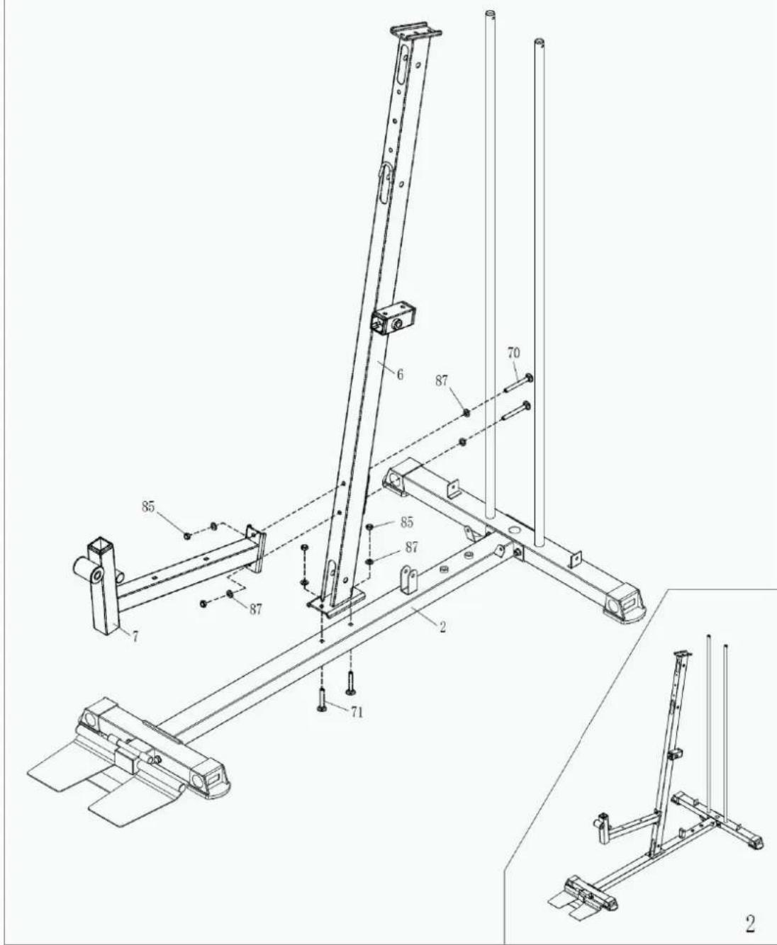 DS Fitness Atlas DS600S - STEP2 - 1