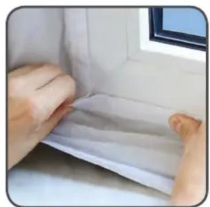 NOXA Airlock 100 - Instrukcja instalacji rękawa okiennego do klimatyzatorów przenośnych NOXA - 9