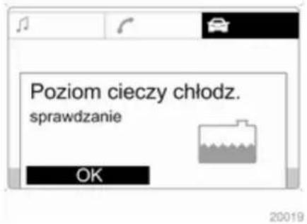 Poziom cieczy chłodz. sprawdzanie OK 20019