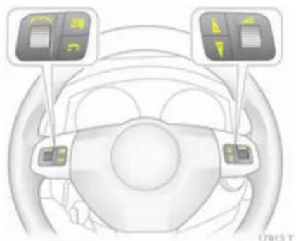 OPEL Zafira Family (2013) - Elementy sterujące na kole kierownicy - 1