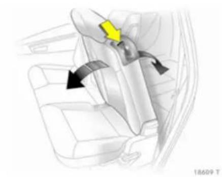OPEL Zafira Family (2013) - Przesuwanie foteli - 1