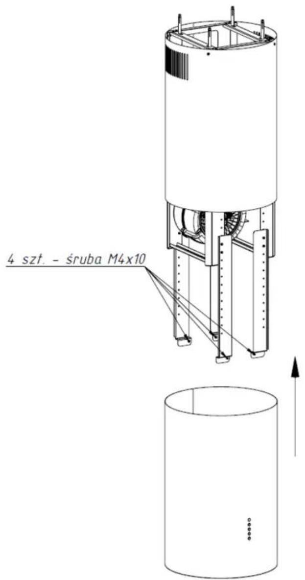 4 szt. - śruba M4x10
