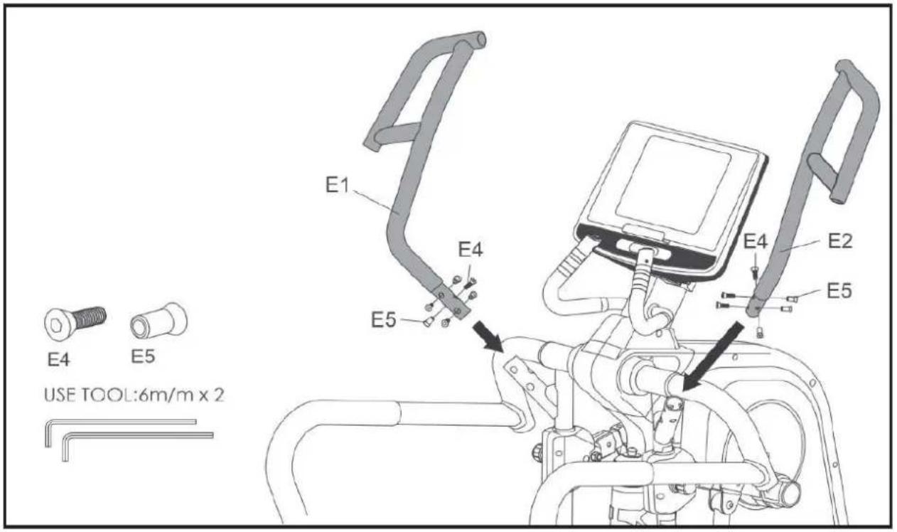 E4 E5 USE TOOL:6m/m x 2 E1 E4 E5 E4 E2 E5