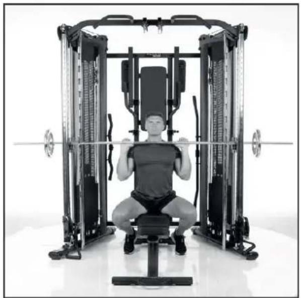 Hammer Autark Smith Machine Multi - Rodzaje ćwiczeń w zdjęciach - 3
