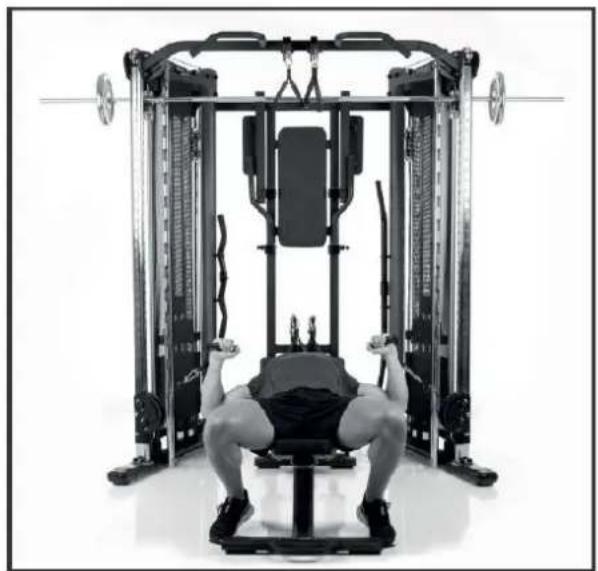 Hammer Autark Smith Machine Multi - Wyciskanie (ławka pod kątem) z długą sztangą - 1