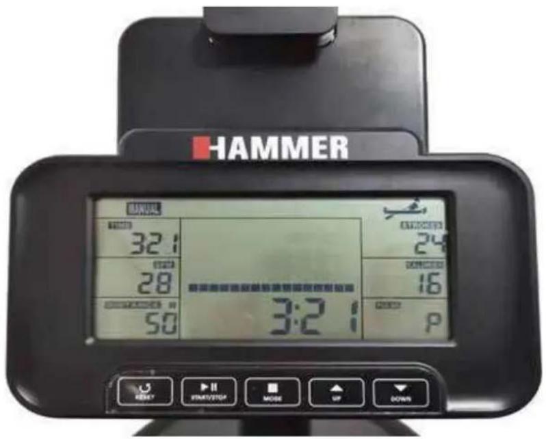 HAMMER 32:1 28 50 3:2 24 16 P RETURN FORMAT/STOP MODE UP DOWS