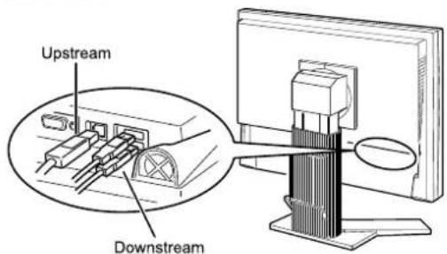 EIZO FlexScan SX2461W - • Connection Procedure (Setup of USB Function) - 1