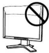 EIZO FlexScan S2201WH - Do not block the ventilation slots on the cabinet. - 1