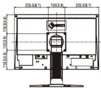 EIZO FlexScan S2232WE - S2232W/S2242W (Height adjustable stand) - 4