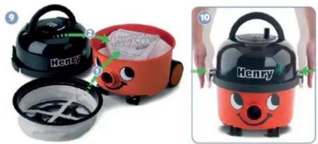 Numatic Henry Compact HVR160 - UWAGA: - 4