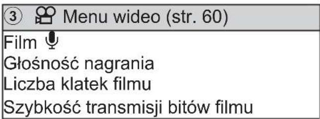 OLYMPUS TG-5 - Lista opcji menu - 4