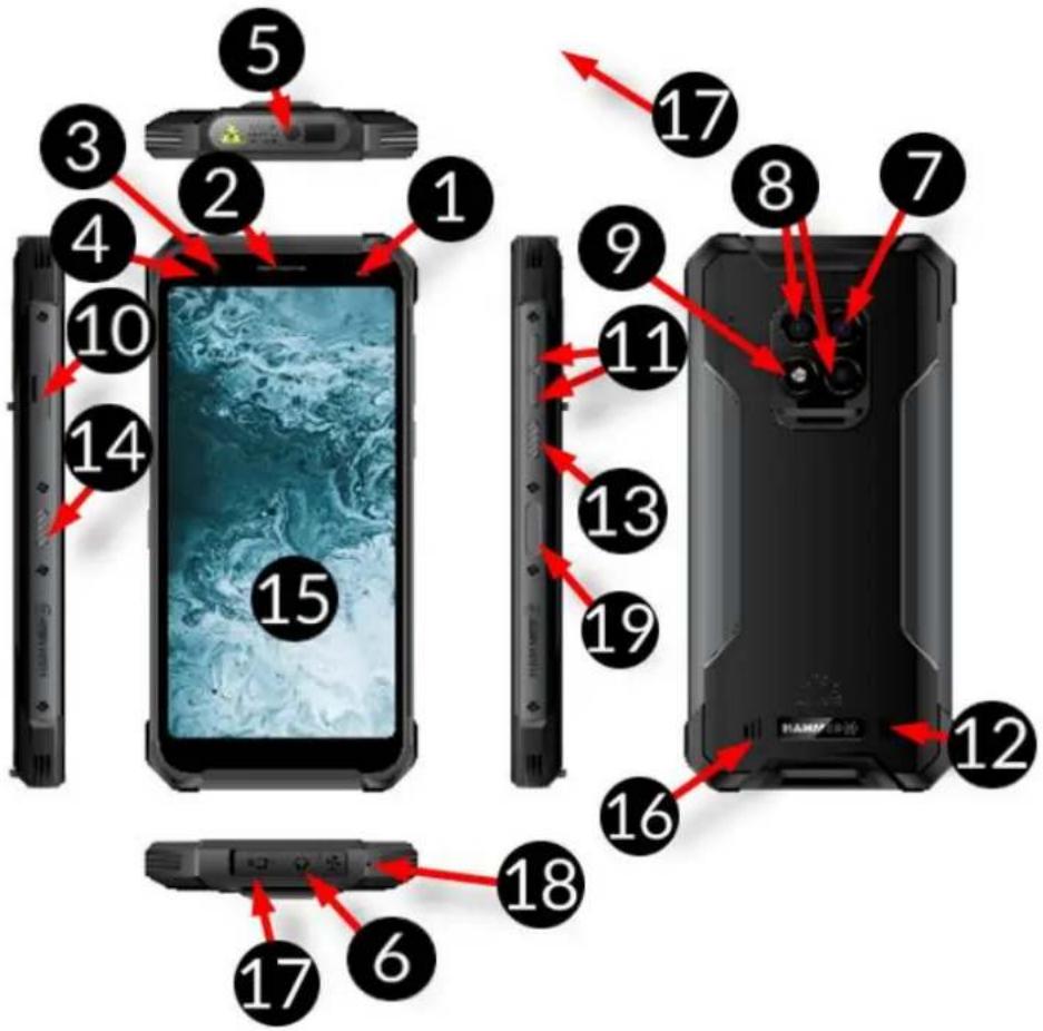 myPhone HAMMER CONSTRUCTION - Wygląd telefonu - 1