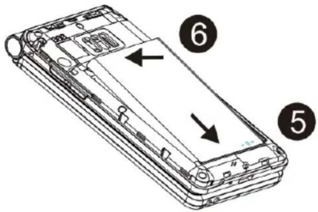 MaxCom MM835 - Instalacja akumulatora - 1