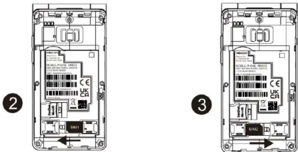 MaxCom MM835 - SIM1 i SIM2 - 1