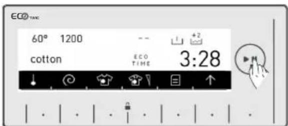 ECO TIME 60° 1200 -- +2 cotton ECO TIME 3:28