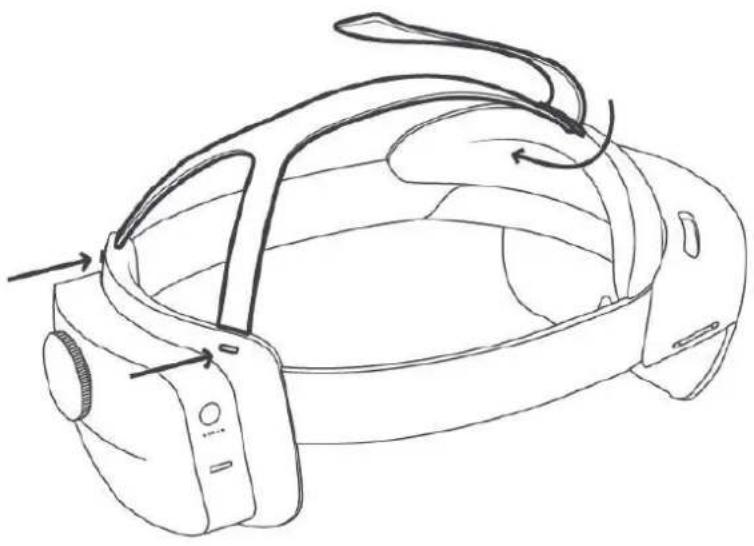 MICROSOFT HoloLens 2 - Podłączanie i odłączanie paska narzutowego - 1