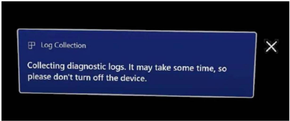 MICROSOFT HoloLens 2 - Powiadomienia diagnostyczne w trybie offline - 1