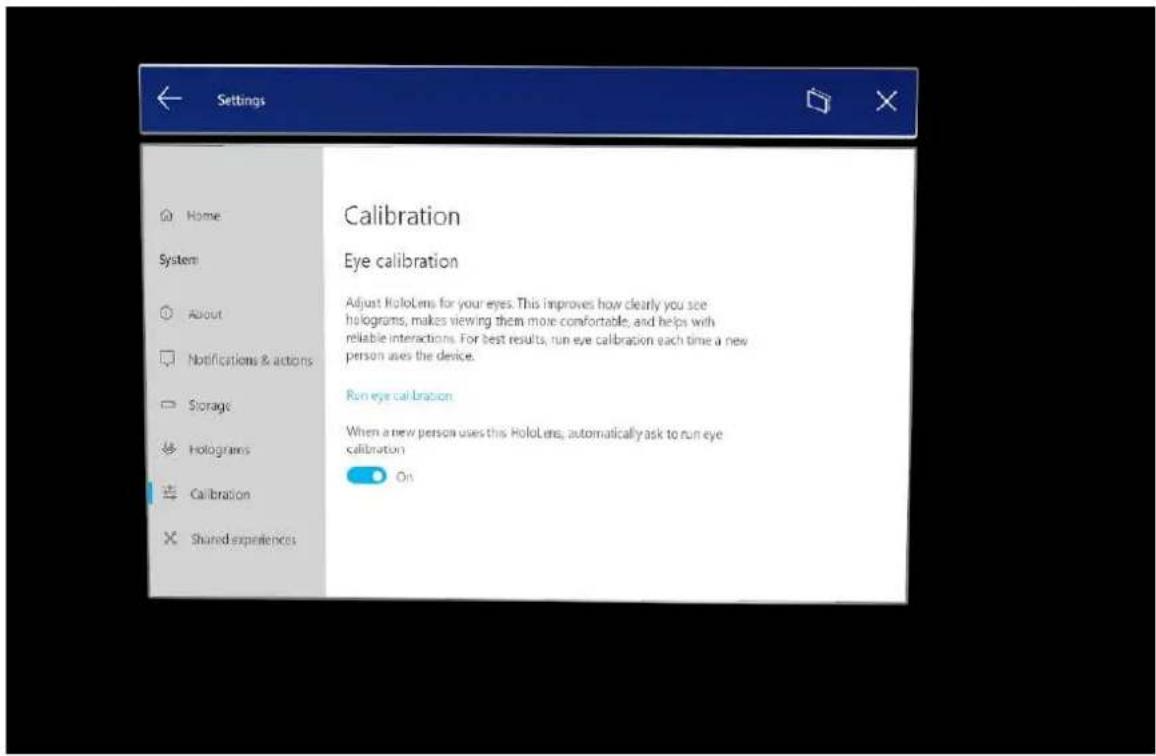MICROSOFT HoloLens 2 - Ręczne uruchamianie procesu kalibracji - 1
