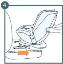 Kinderkraft XPEDITION 2 i-Size - Demontaż fotelika (system mocowania ISOFIX) - 1