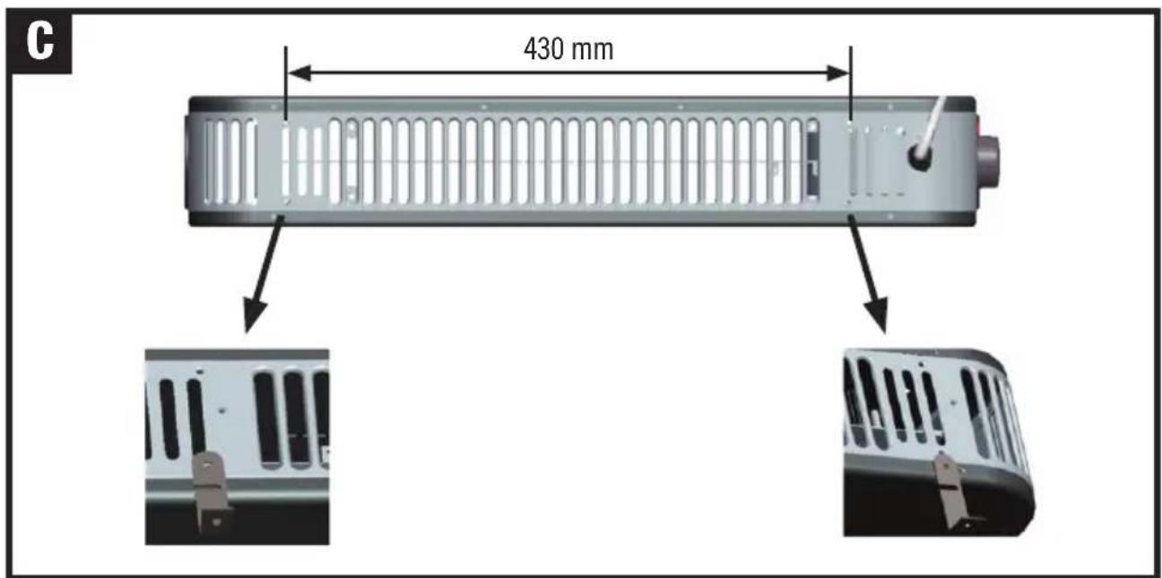 C 430 mm