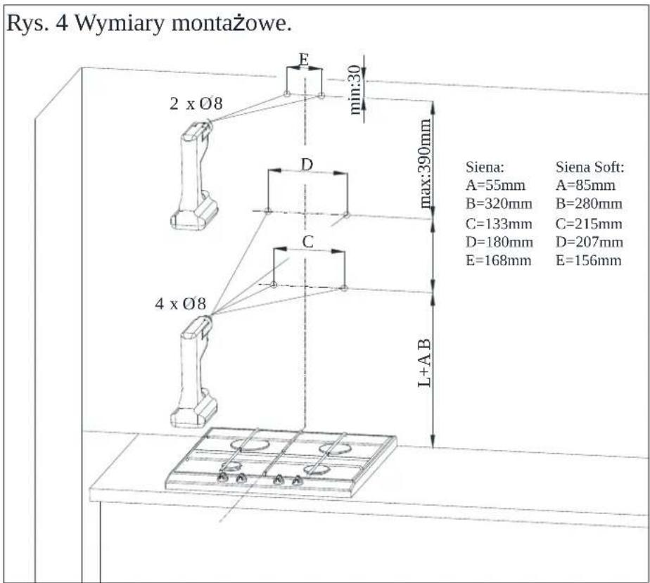 MAAN Siena Soft 90 - Czynności montażowe: - 1