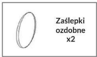 Zaślepki ozdobne x2