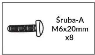 Śruba-A M6x20mm x8