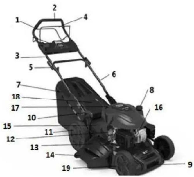 Greenso GTB46-5 - BUDOWA KOSIARKI - 1