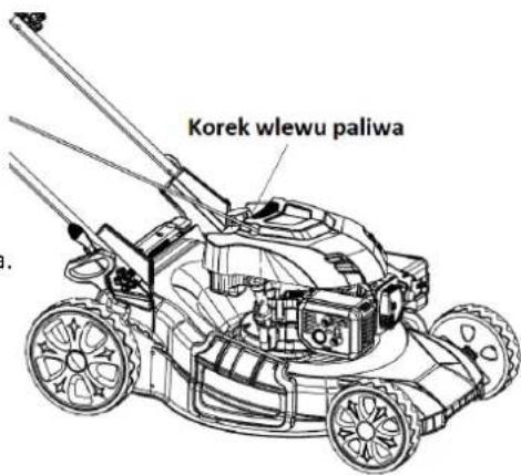 Greenso GTB46-5 - Czynności podczas nalewania paliwa - 1