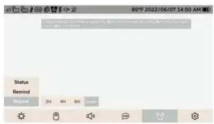 80°F 2022/06/07 14:50 AM Status Remind Reset 234 404 601