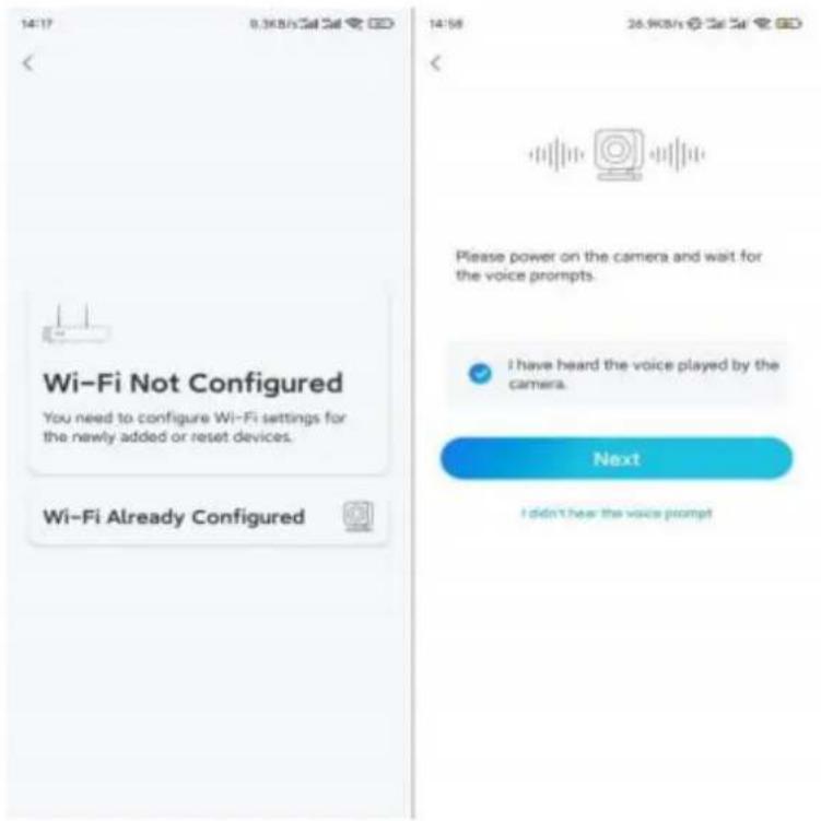 REOLINK Trackmix Series B770 - Krok 4. Wybierz opcję Wi-Fi Not Configured (Nie skonfigurowano sieci Wi-Fi). - 1