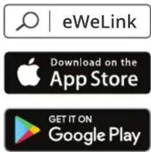 eWeLink Download on the App Store GET IT ON Google Play