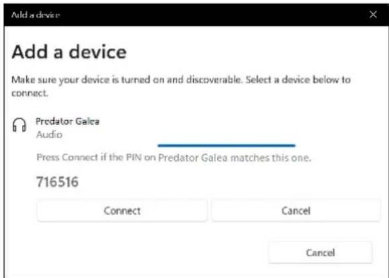 PREDATOR Triton Neo 16 - Włącz połączenie Bluetooth i dodaj urządzenie - 2