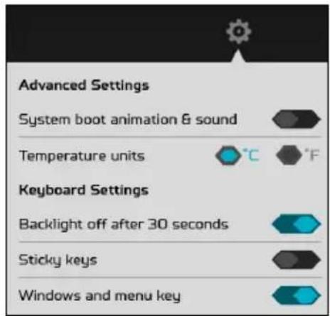 PREDATOR Triton 300 - PredatorSense i ustawienia Acer TrueHarmony TM - 1