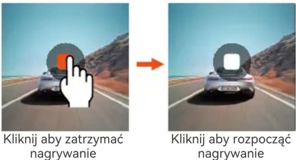 Vantrue E360 - Start / Zatrzymanie nagrywania - 1