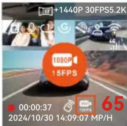 +1440P 30FPS5.2K 1080P 15FPS 00:00:37 65 2024/10/30 14:09:07 MP/H