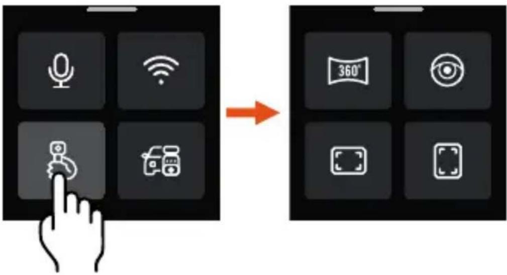 Vantrue E360 - Konfiguracja szybkiego menu - 3