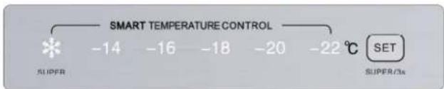 Smith&Brown SZUF-231-BE3 - Ustawienie temperatury - 1