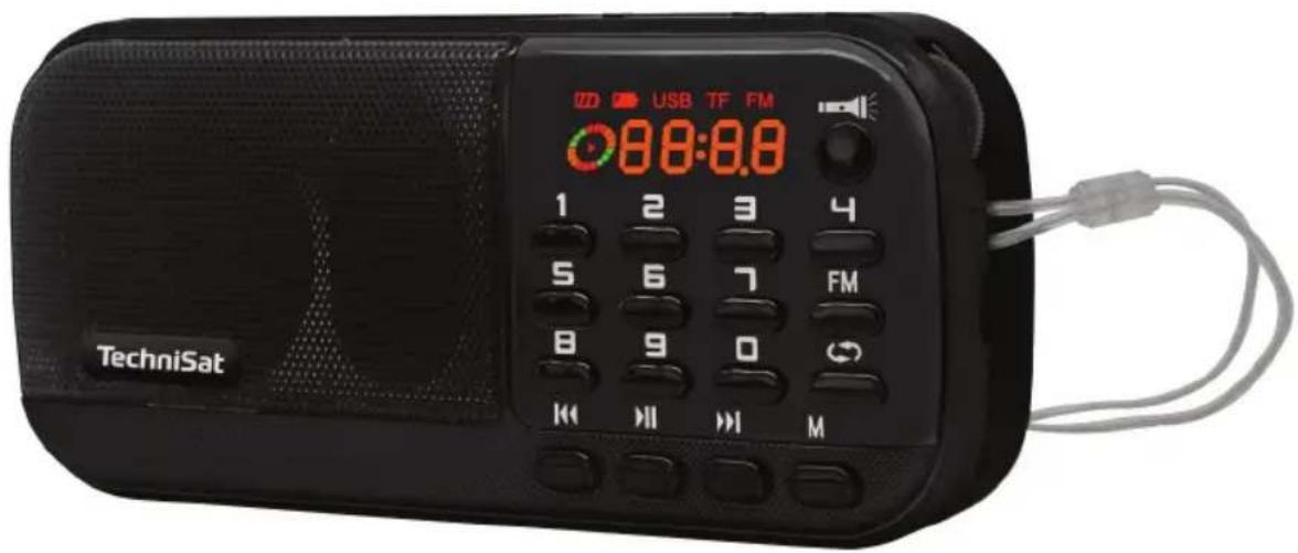TechniSat USB TF FM 00:00 1 2 3 4 5 6 7 FM B 9 0 M