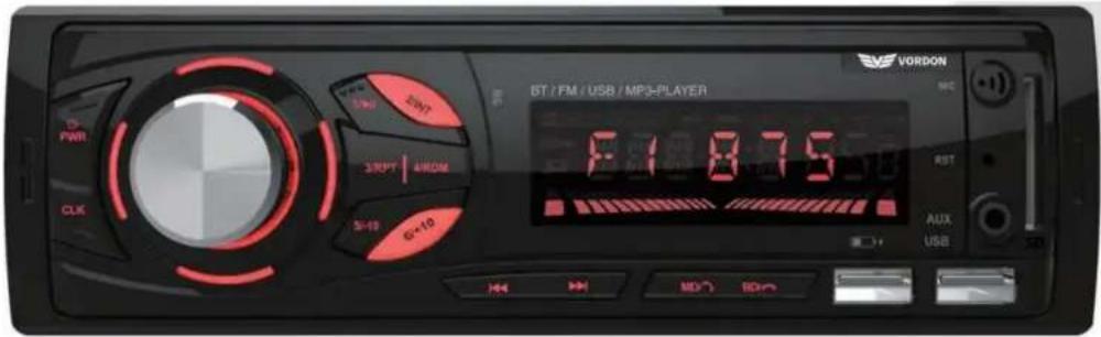 VORDON BT / FM / USB / MP3-PLAYER F1 875 RST AUX USB CLK 2/40 3/40T | 4HROM 5=10 6=10 MD7 BD7