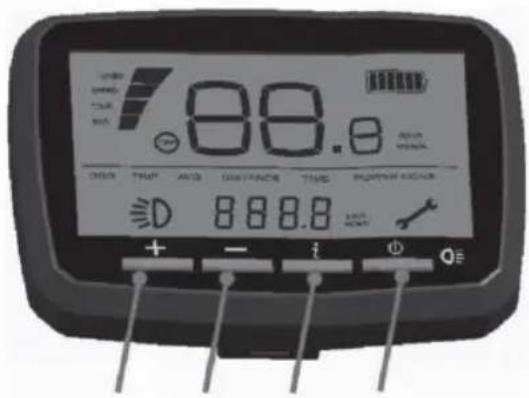 88.8 OFF TRIP AUTO DISTANCE TIME SWITCH CONTROL D 888.8 + - i Φ QE