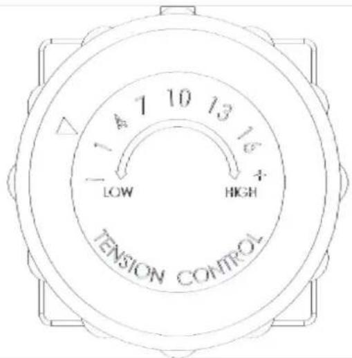 1 10 13 16 4 LOW HIGH TENSION CONTROL